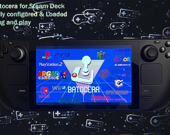 Steam Deck Batocera 1 TB Micro-SD-Karte. Über 13.000 Retro-Spiele