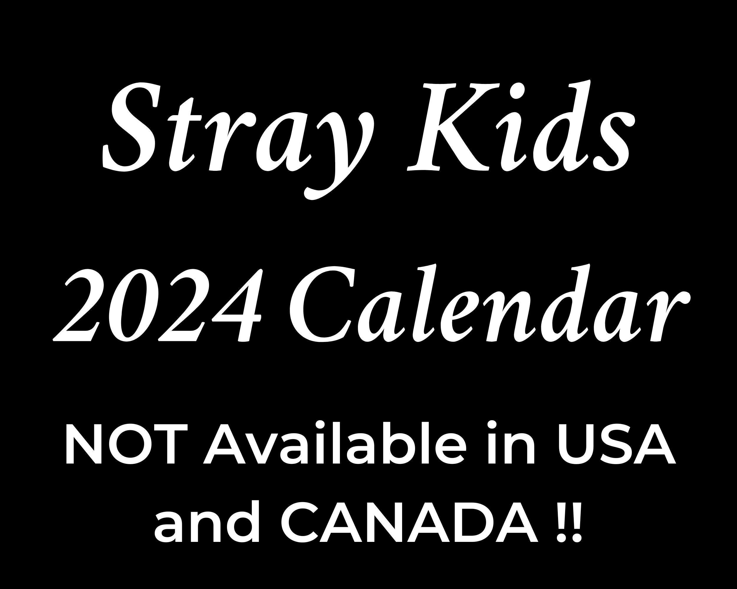 Stray Kids 2024 Calendar / 12 Month Calendar / Kpop Merch / NOT