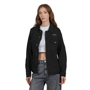 NVRBLND. Unisex Embroidered Denim Jacket, Casual Outerwear, Fashion Statement, Streetwear Style, Gift for Teens, Unique Everyday Wear
