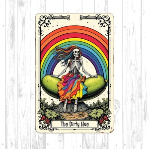 Téléchargement numérique de carte de tarot sale, conception pour T-shirt d'art mural, tasse, sac fourre-tout, art de cuisine imprimable, téléchargement numérique pour les artisans