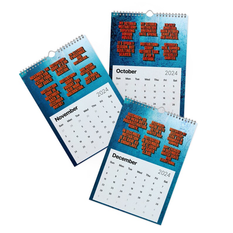 Funny Wall Calendar for 2025 Sarcasm Sarcastic Motivational