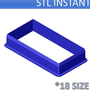 Rectangle Shaped Cutter - STL File