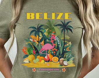 Belize Tropical Summer Travel Caribbean Vacation Summer Vibes Destination Travel lovers Tee