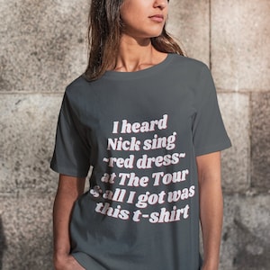 Nick J The Tour レッドドレス 記念Tシャツ