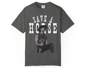 Joe Jonas- Save a Horse Graphic T-Shirt, Trendy Unisex Tee, Cowboy Style Shirt, Gift for Horse Lovers, Western Fashion Tee, Casual Wear