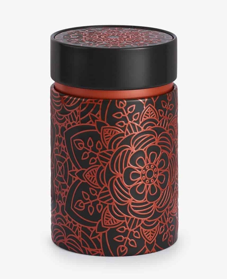 Wiladu Mandala set of 2 tea tins for max. 150g 75 x 117 mm image 2