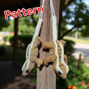 Crested Gecko Häkelanleitung: DIY Amigurumi Lizard Plush PDF Anleitung Download