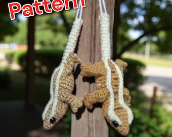 Crested Gecko Crochet Pattern: DIY Amigurumi Lizard Plush PDF Tutorial Download