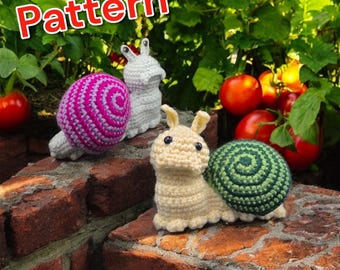 Snail Amigurumi Crochet Pattern: DIY Plush Toy PDF Pattern download
