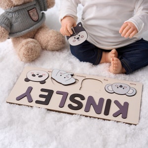 Customizable wooden puzzle personalized name puzzle for image 6