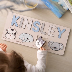 Customizable wooden puzzle personalized name puzzle for image 3
