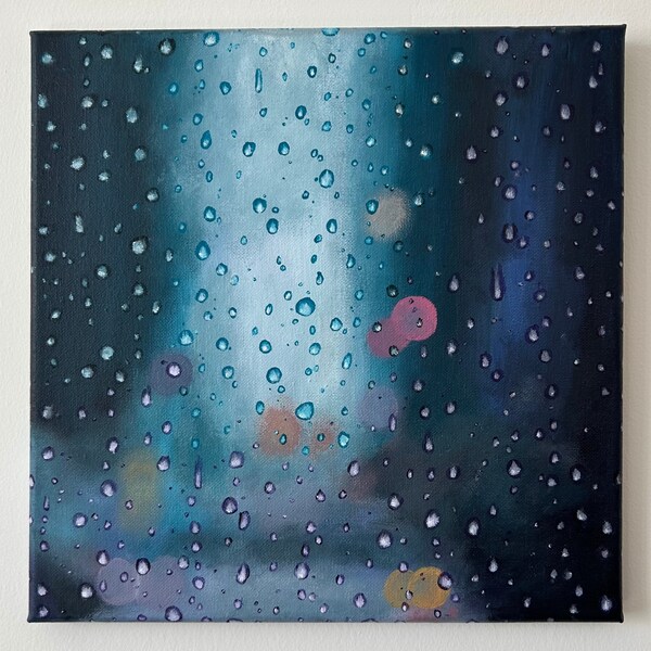 Rain Painting - Etsy