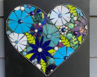 Heart of Blue 10” square