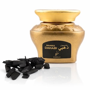 Bakhoor Maamul Dahabi by Khadlaj | Arabic Incense | Long-Lasting Oud Home Fragrance