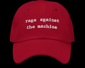 Rage Against the Machine Hat - Etsy