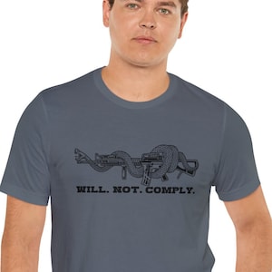 Patriotic Tshirt, Don&#39;t Tread On Me 2nd Amendment Tshirt