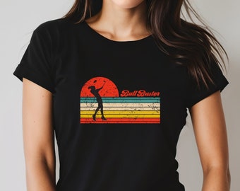 Ball Buster Funny Womens Golf T-Shirt | Funny Golf Gift Woman | Short-Sleeve Sarcasm Quotes Tee | Ball Buster Graphics Premium T-Shirt