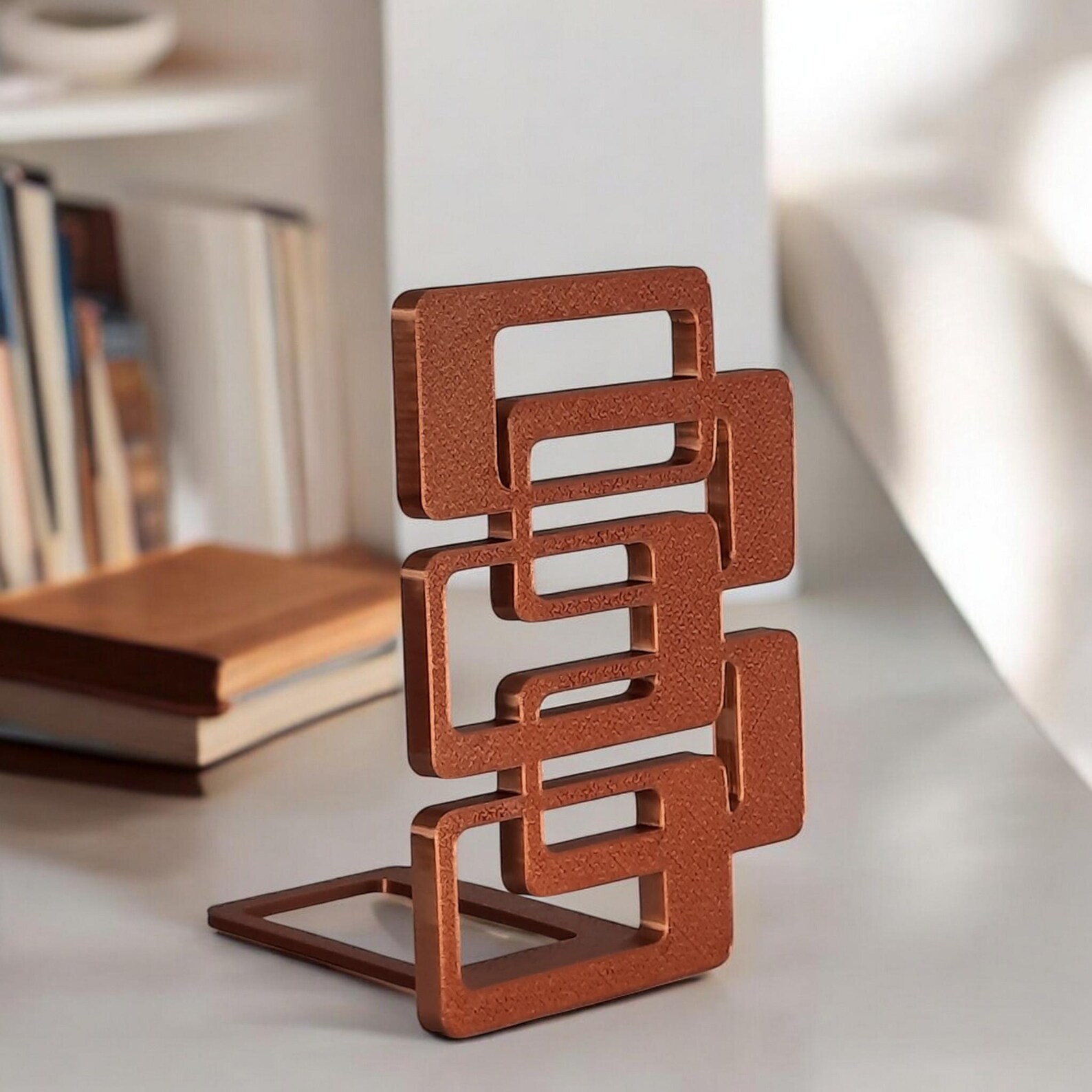 Retro Bookends in Mid Century Modern Style | Decorative Atomic Age ...