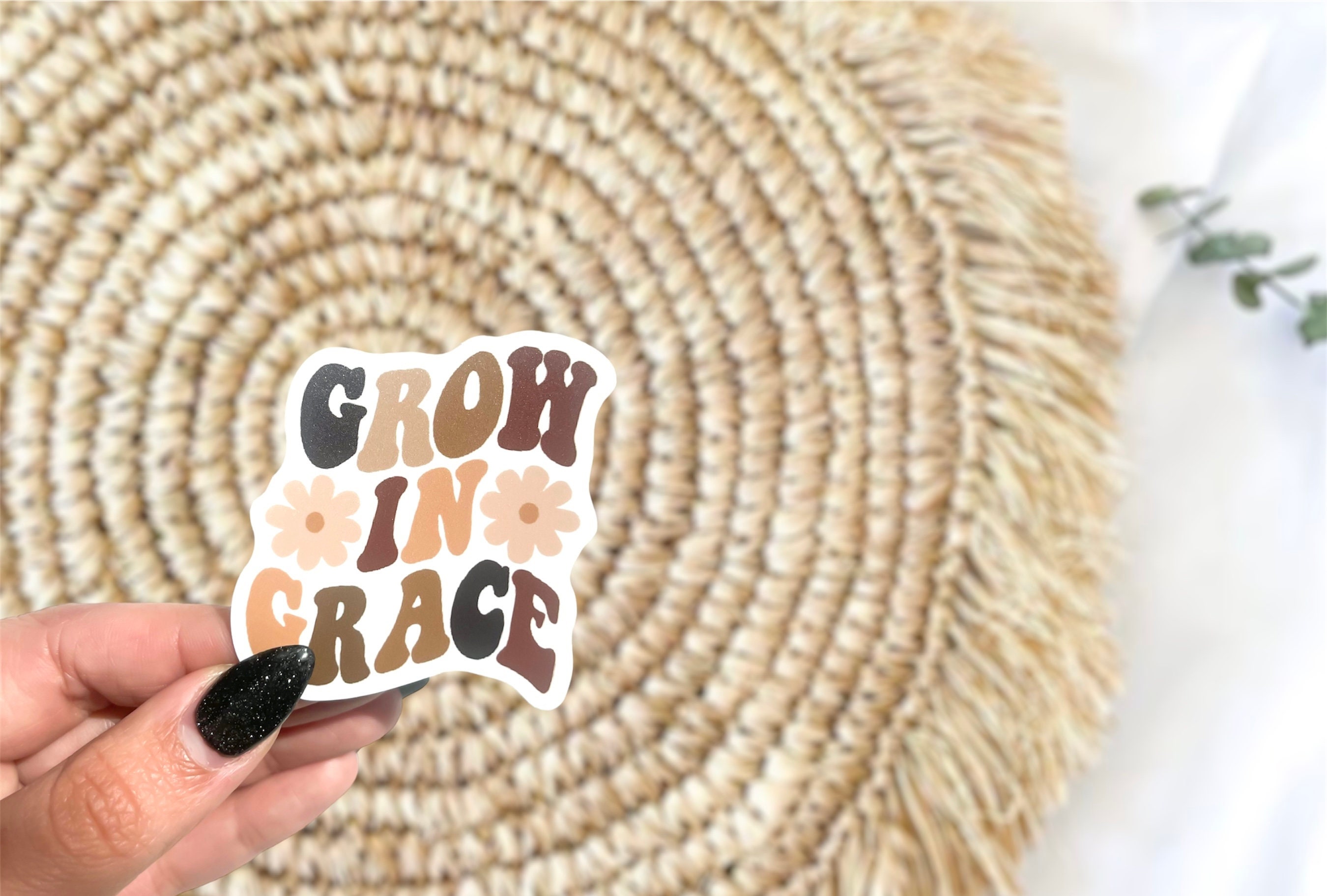 Grow in Grace | Christian | Faith | Sticker - Etsy