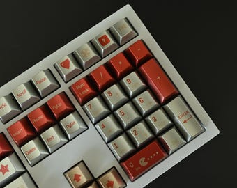 Retro Arcade Video Game Theme Keycap Set: Cherry Profile, PBT