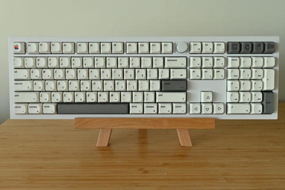 レトロ Apple Mac テーマ キーキャップ セット: XDA プロファイル、PBT