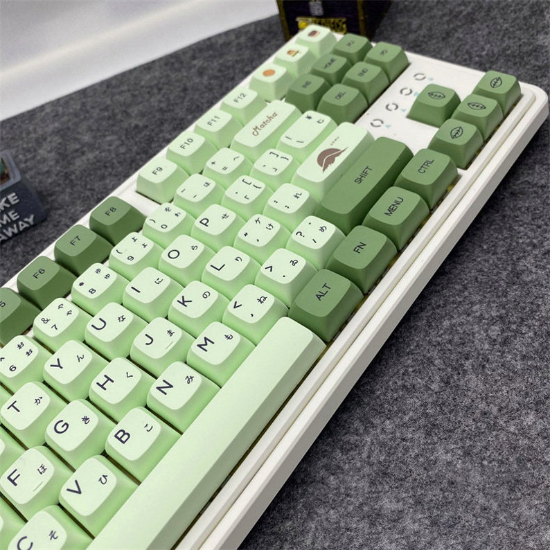 124 Keys Matcha Green Keycaps for Mechanical Keyboard XDA Etsy Canada