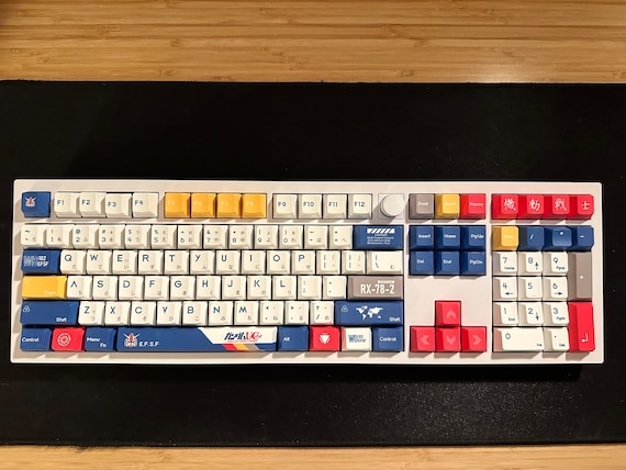 Mecha Robot Anime Keycap Set: Japan Theme, Cherry Profile, PBT
