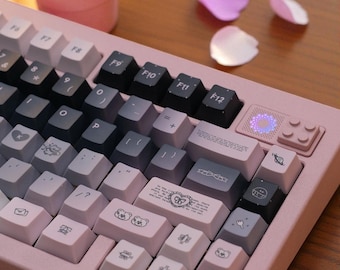 Moonlight Bear Love Keycap Set: Cherry Profile, PBT