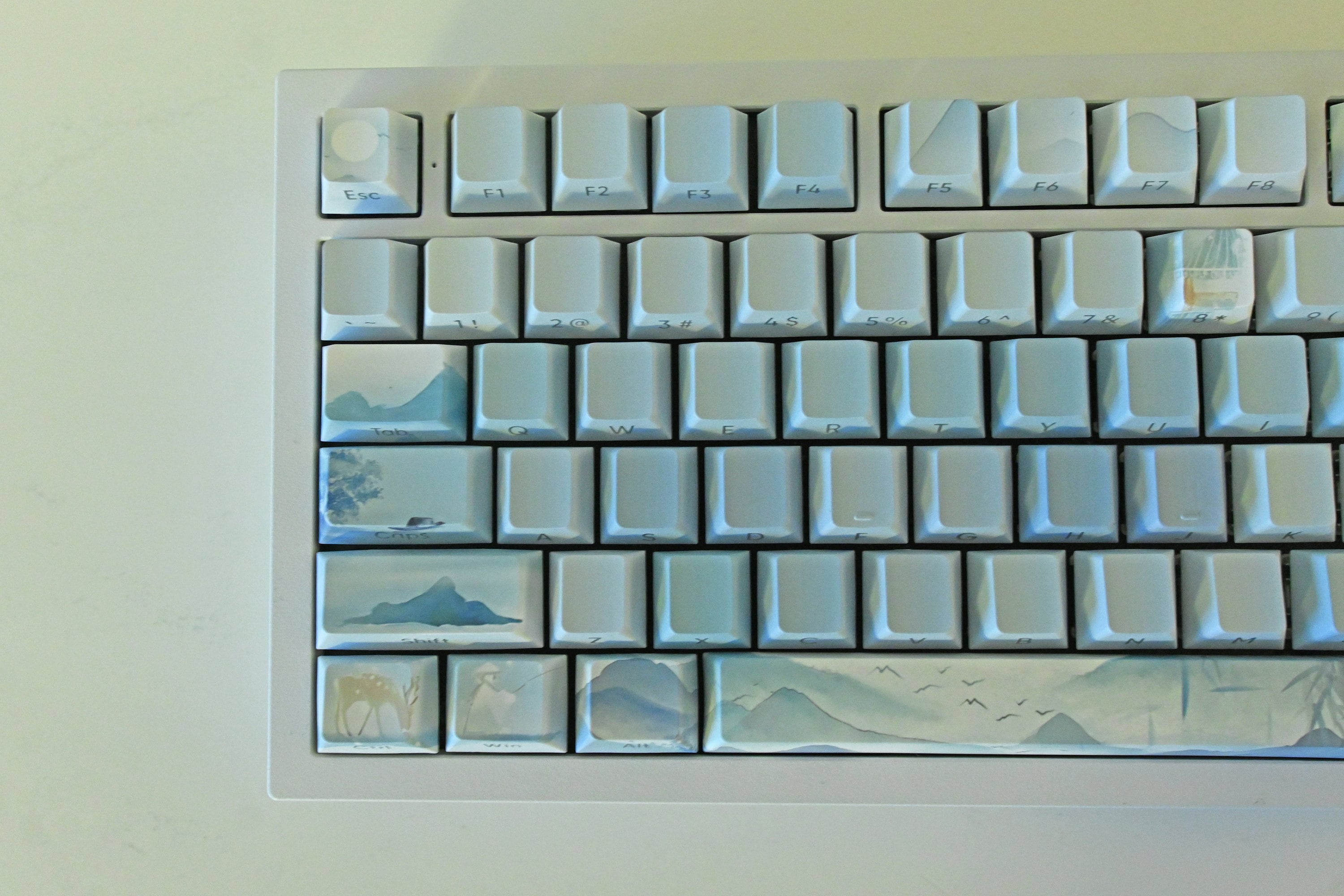 キーボード NiamhDignamDesigns Mountain scene Keycap NiamhDignamDesigns Mountain scene Keycap