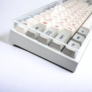 High Quality Acrylic Case for Mechanical Keyboards Dust Cover with 60/64/68/75/84/87/96/98/104/108 keycaps