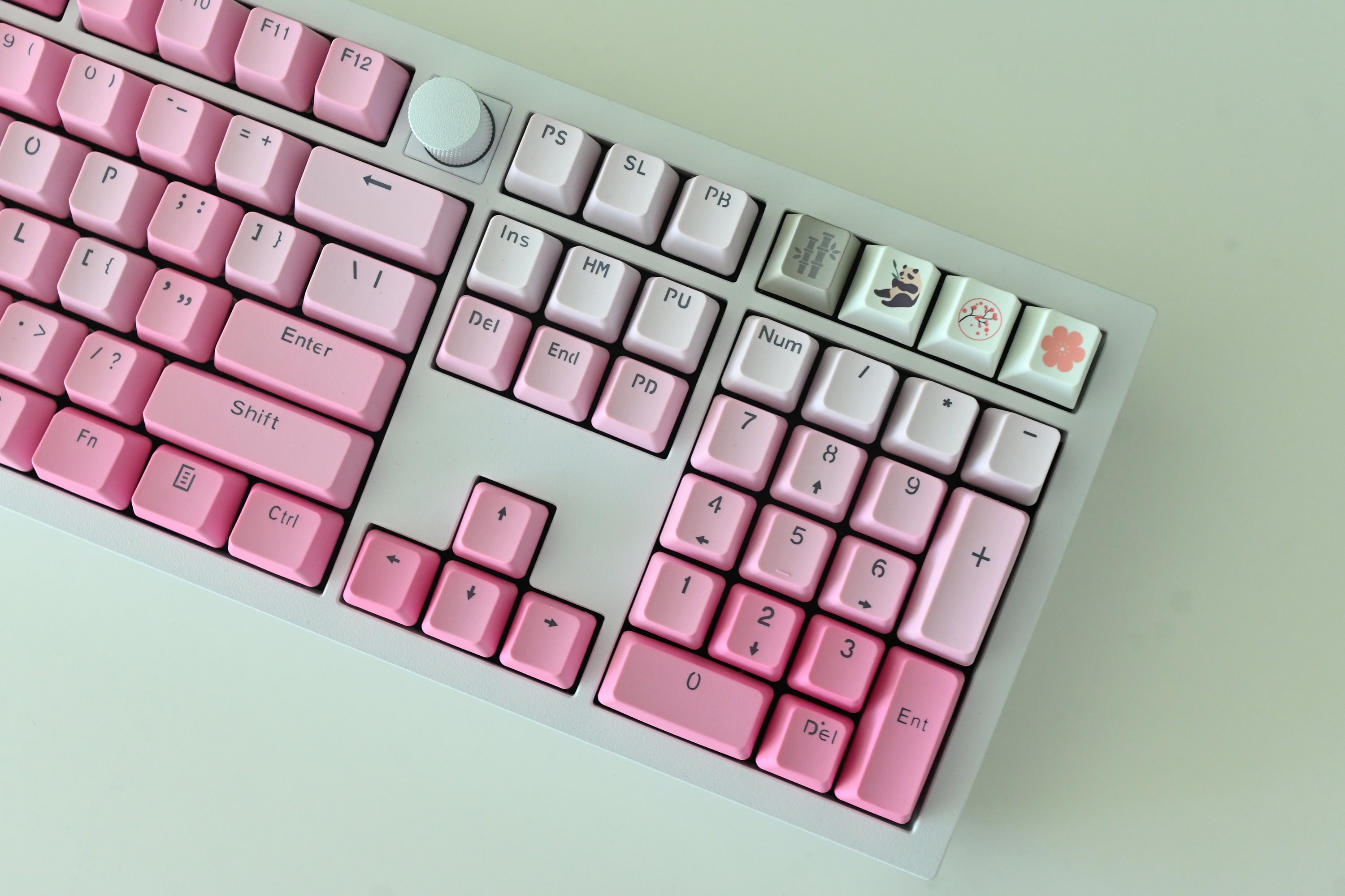 Pink Keyframe Backlit Pink Gradient Keycap Set: Love Theme, OEM Profile, PBT - Etsy