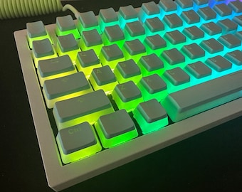 Double Shot Backlit Pudding Theme Keycap Set For Mechanical Keyboard | 121 keys | OEM Profile | MX Switch Style | PBT Material
