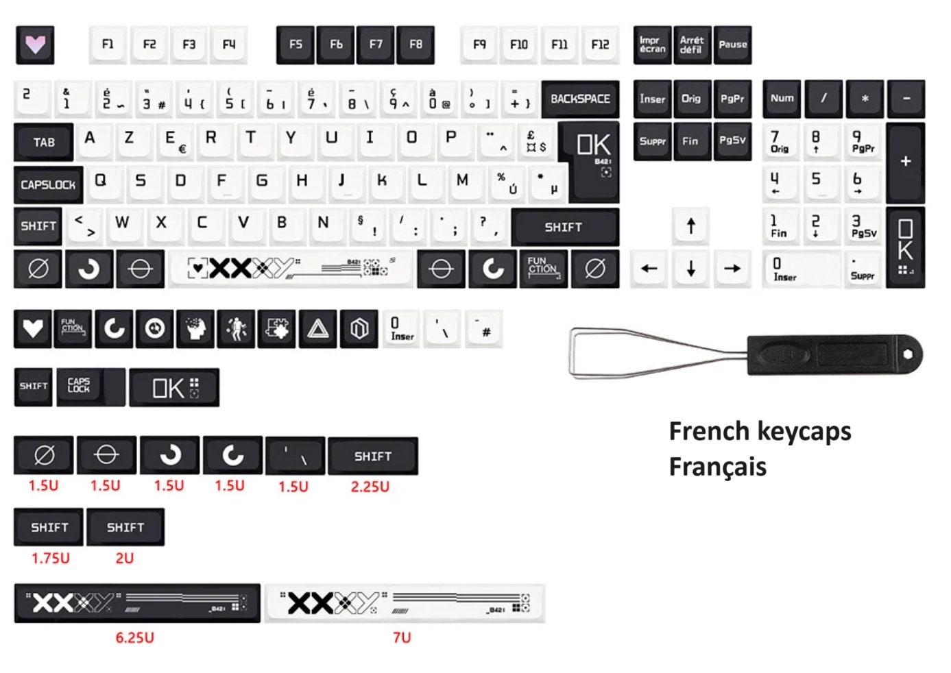 キーボード KRAP Maker White / Black Sheepie KRAP Amazon.co.jp: LeleLab Hokkaido White PBTキーキャップセット