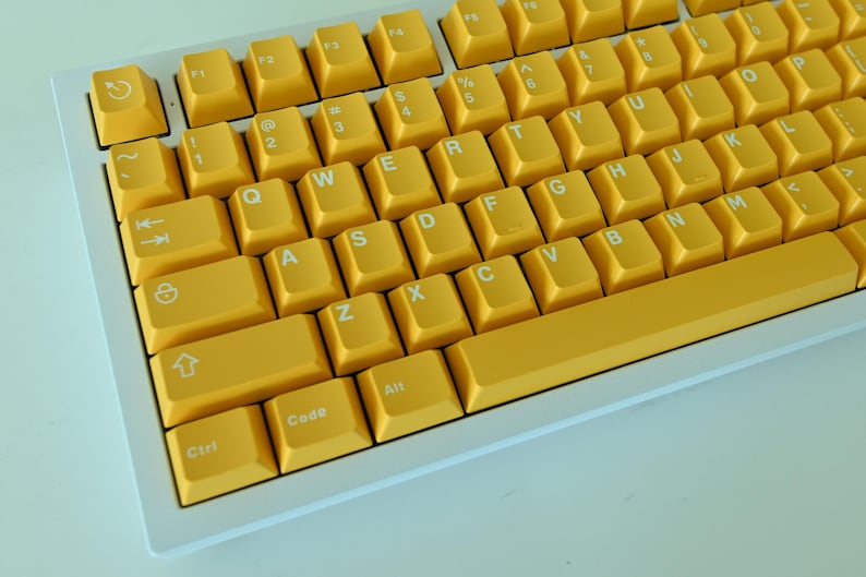 Mango Orange Yellow Keycap Set: Cherry Profile, ABS image 6