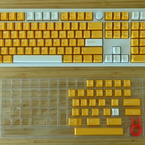 Mango Orange Yellow Keycap Set: Cherry Profile, ABS image 5