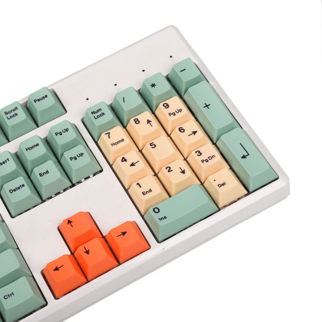Melon Fruit Cantaloupe Keycap Set for Mechanical Keyboard Cherry