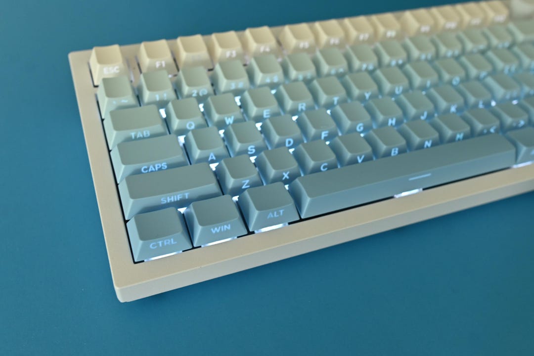 Backlit Blue Gradient Keycap Set: Cherry Profile, PBT - Etsy