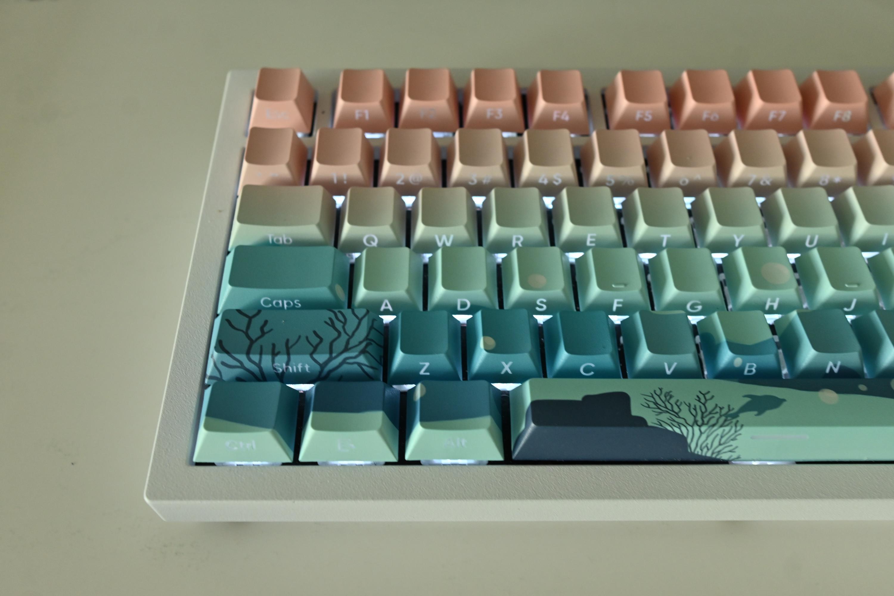 Aqua Dream Deep Ocean Theme Keycap Set: Cherry Profile, PBT - Etsy