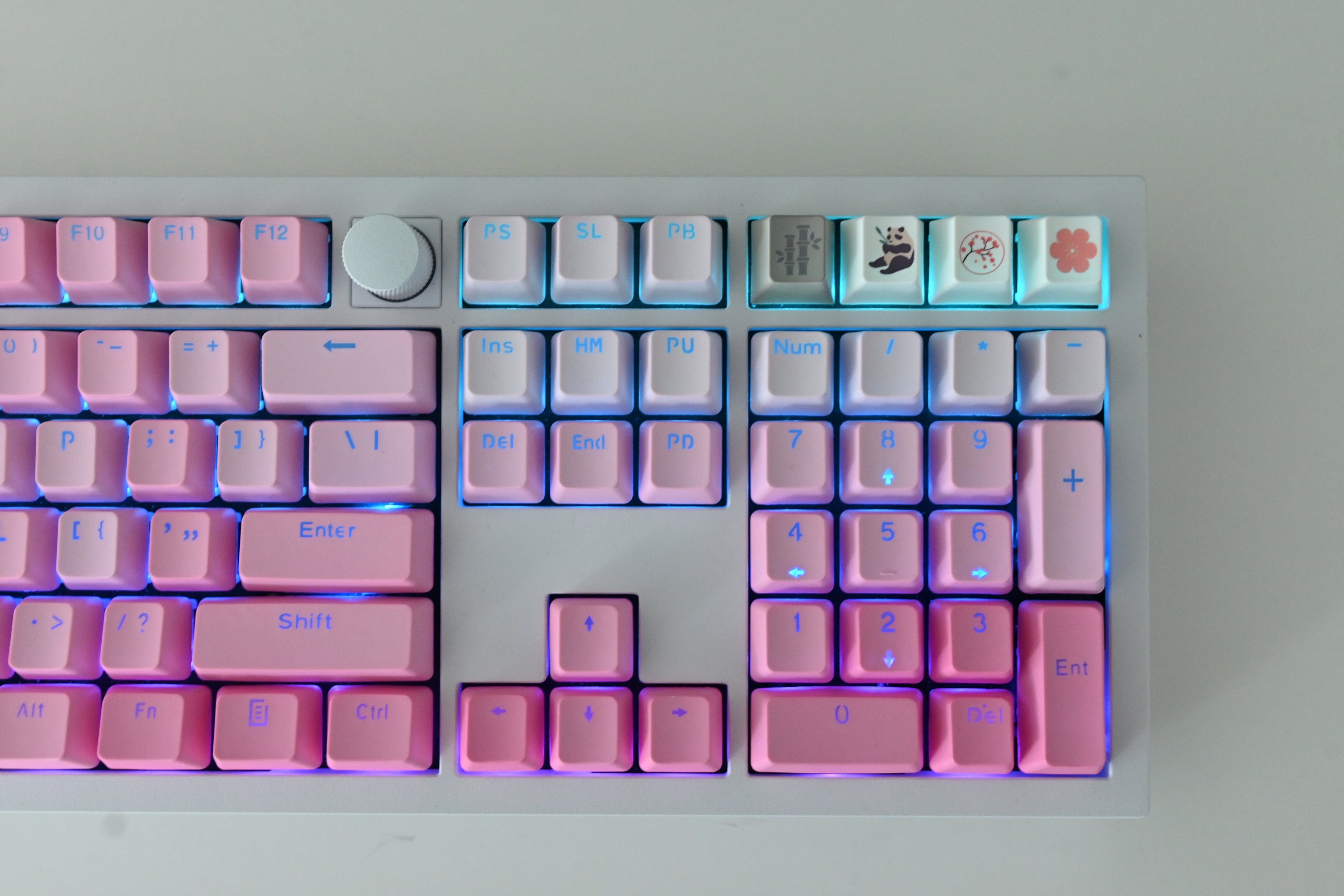 Pink Keyframe Backlit Pink Gradient Keycap Set: Love Theme, OEM Profile, PBT - Etsy