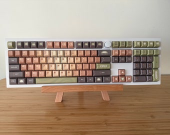 Matcha Cafe Dessert Theme Custom Keycap Set for Mechanical Keyboard | 142 keys | KCA Profile | MX Switch Type | PBT Material