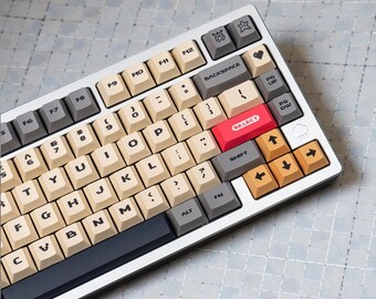 Retro Super Mario Game Keycap Set: Cherry Profile, PBT
