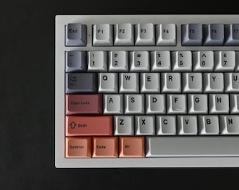 Retro Industrial Design Theme Keycap Set: Cherry Profile, PBT
