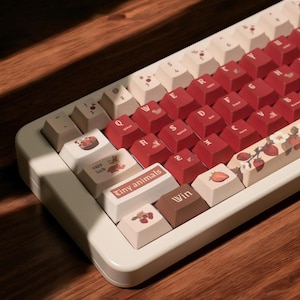 Cute Autumn Forest Theme Keycap Set for Mechanical Keyboard | 150 keys | Cherry Profile | MX Switch Style | PBT Material