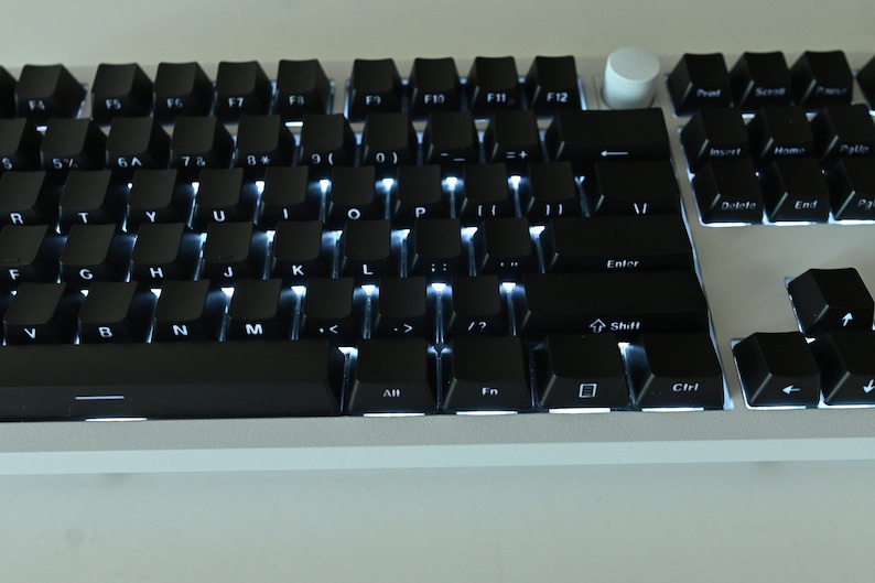 Black Backlit Side Print Keycap Set: OEM Profile, PBT - Etsy