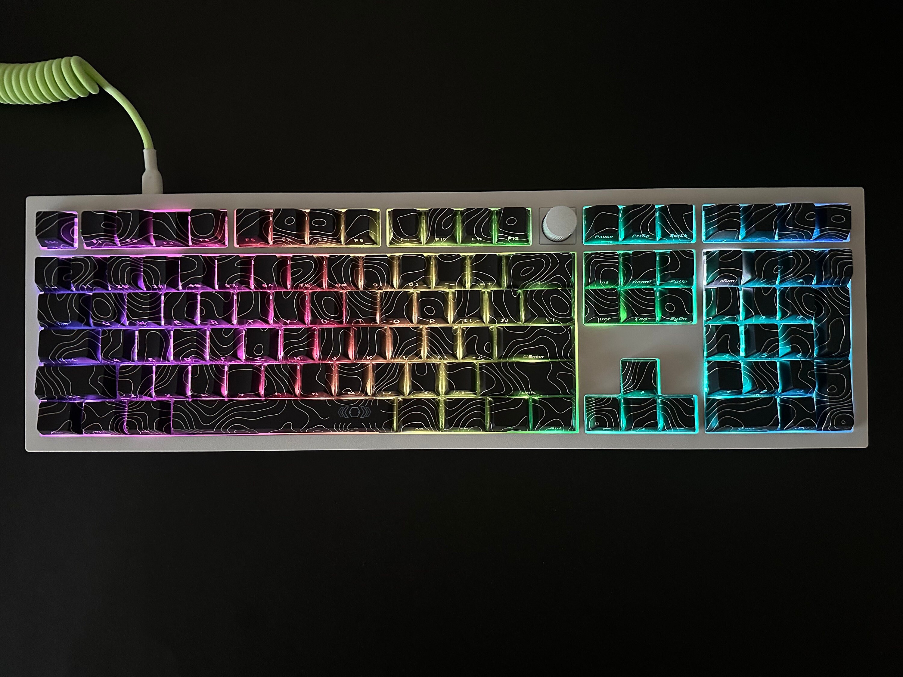 Contour Waves Keycap Set: Backlit, Cherry Profile, PBT - Etsy