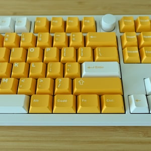 Mango Orange Yellow Keycap Set: Cherry Profile, ABS image 7