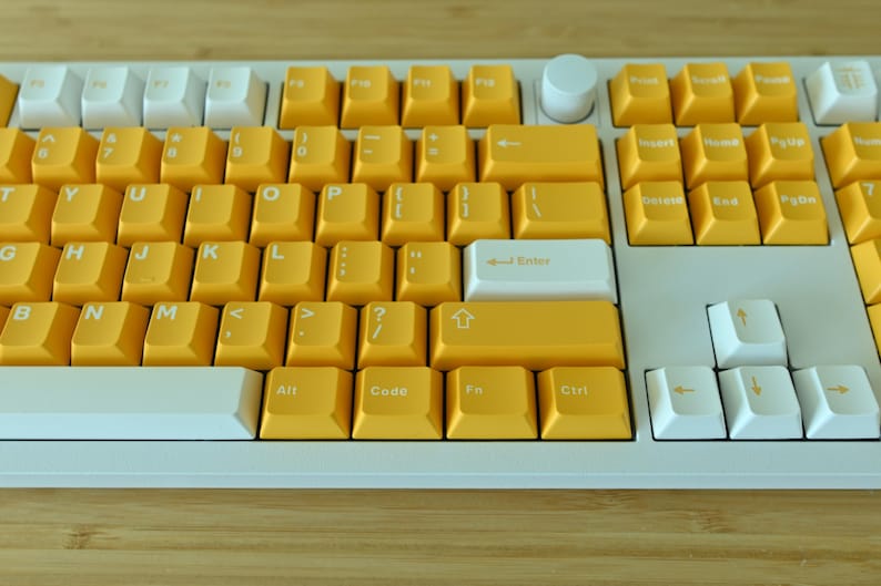 Mango Orange Yellow Keycap Set: Cherry Profile, ABS image 7