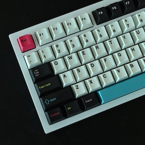 Retro Minimalist Outer Space Theme Keycap Set for Mechanical Keyboard | 130 keys | Cherry Profile | PBT Material