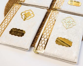 Personalized Yaseen Book & Tasbih Set: Islamic Wedding Gift