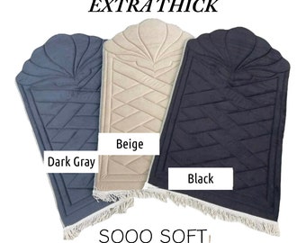 Alfombra de oración musulmana acolchada con espuma: comodidad para Janamaz, Ramadán y Eid